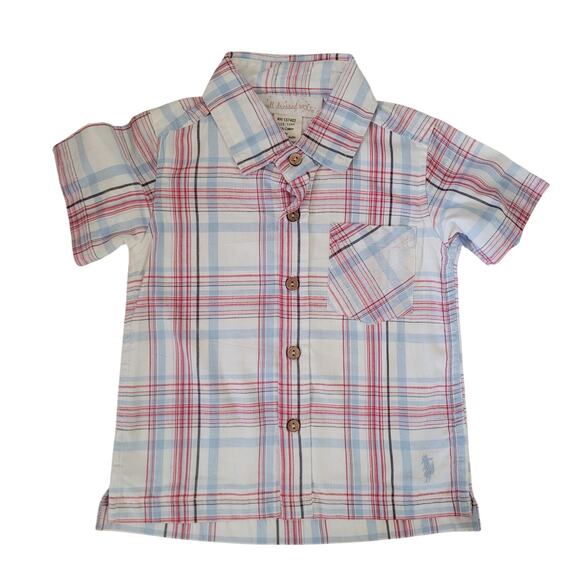 Well Dressed Wolf Plaid Short Sleeve Shirt